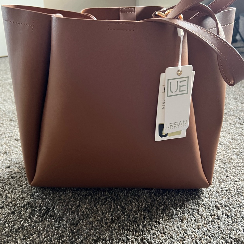 Brown purse in a purse